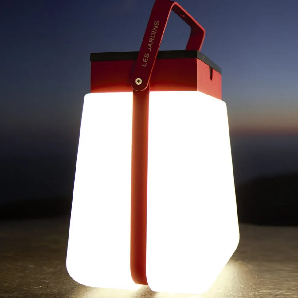 LED solarlantaarn Bump 300 draagbaar, rood