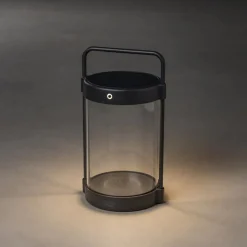 LED solarlantaarn Crotone, dimbaar, USB