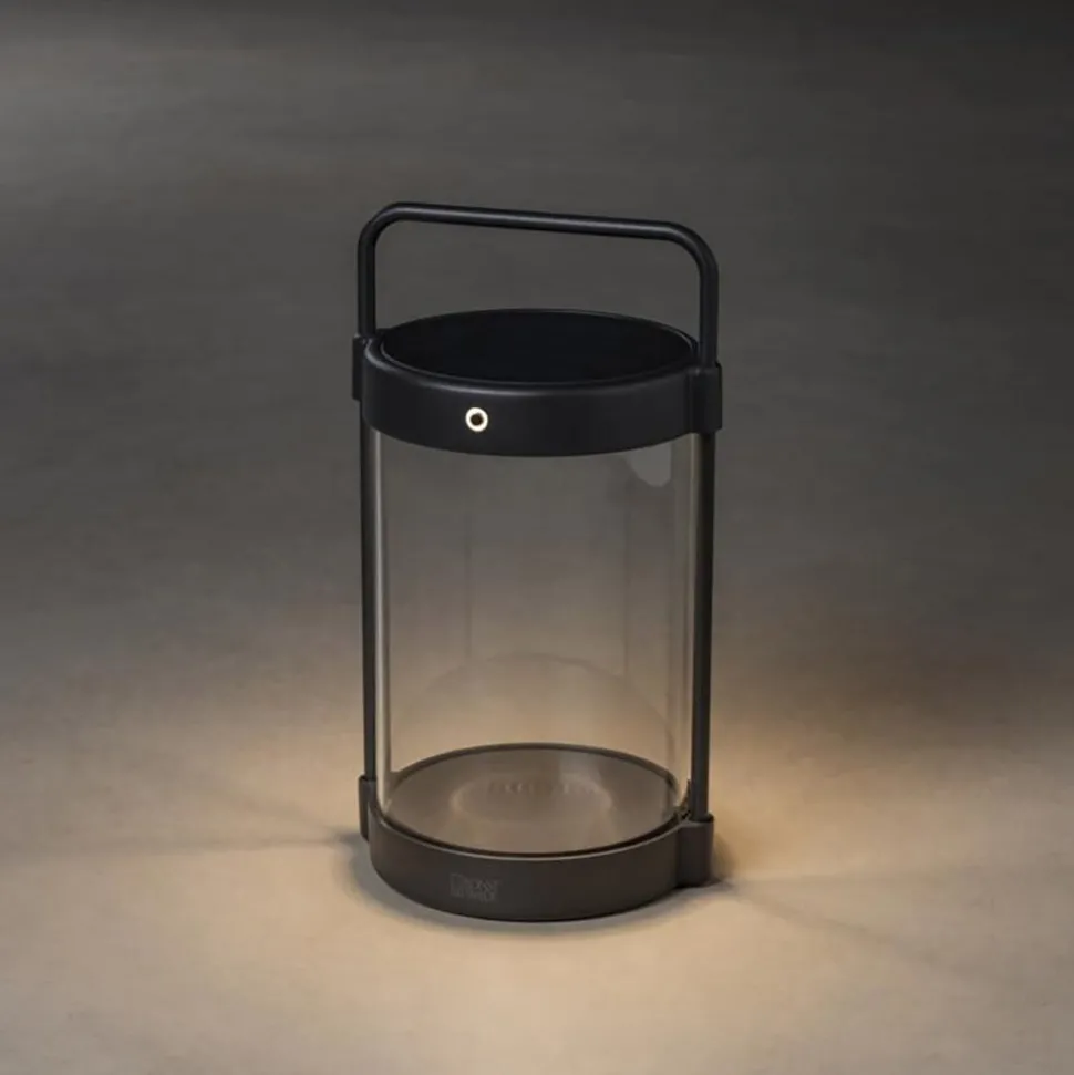 LED solarlantaarn Crotone, dimbaar, USB