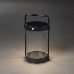 LED solarlantaarn Crotone, dimbaar, USB