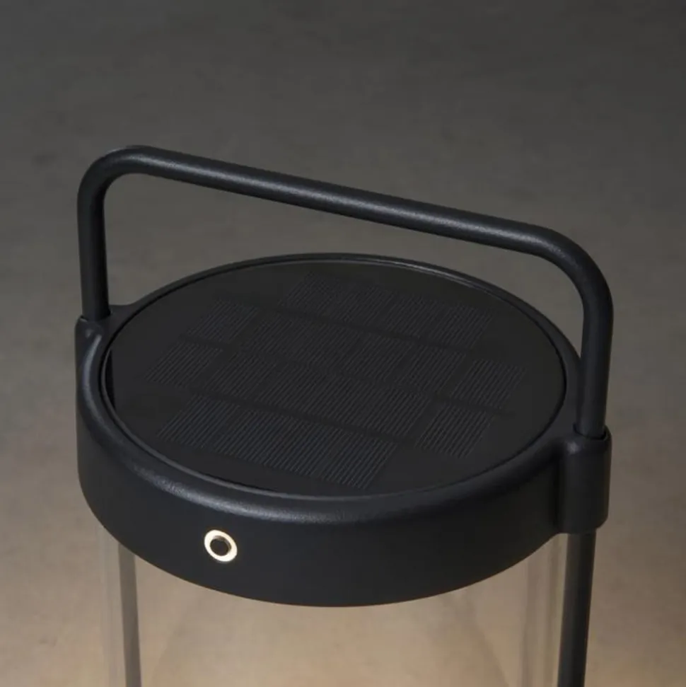 LED solarlantaarn Crotone, dimbaar, USB