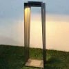 LED solarlantaarn Skaal van aluminium, 70 cm grijs