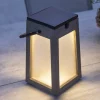 LED solarlantaarn Tecka draagbaar, Duratek 25 cm