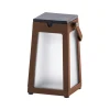 LED solarlantaarn Tinka draagbaar, corten