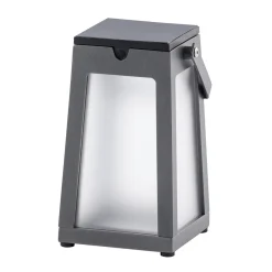 LED solarlantaarn Tinka draagbaar, grijs