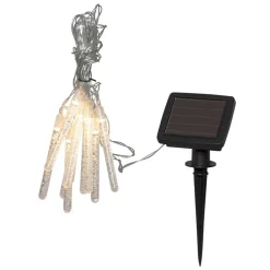 LED solarlichtketting Bubbly, 10-lamps, warmwit