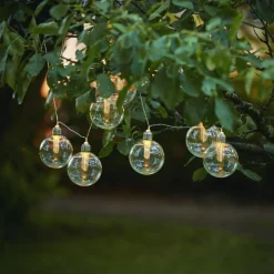 LED solarlichtketting Chania, 8-lamps