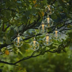 LED solarlichtketting Chania, 8-lamps