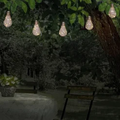 LED solar-lichtketting gloeilamp, 10-lamps.