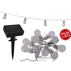 LED solar-lichtketting gloeilamp, 10-lamps.