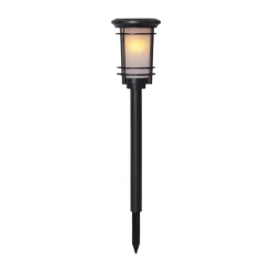 LED solar-sokkellamp Flame met vlammeneffect