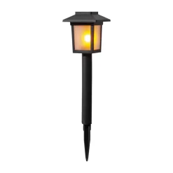 LED solar-sokkellamp Flame Mini in 2 per set