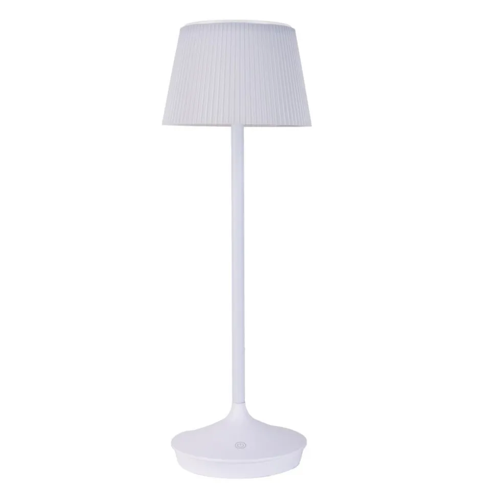 LED solar-tafellamp Emmi CCT oplaadbaar, wit