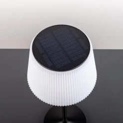 LED solar-tafellamp Emmi CCT oplaadbaar, zwart