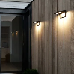 LED solar-wandlamp Agena met bewegingsmelder