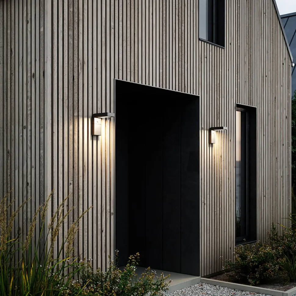 LED solar-wandlamp Alya met bewegingssensor