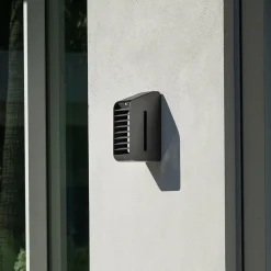 LED solarwandlamp Corner met sensor, grijs