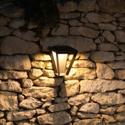 LED solarwandlamp Metro met sensor, grijs