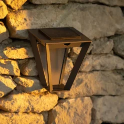 LED solarwandlamp Metro met sensor, grijs