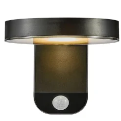 LED solar-wandlamp Rica Round, rond
