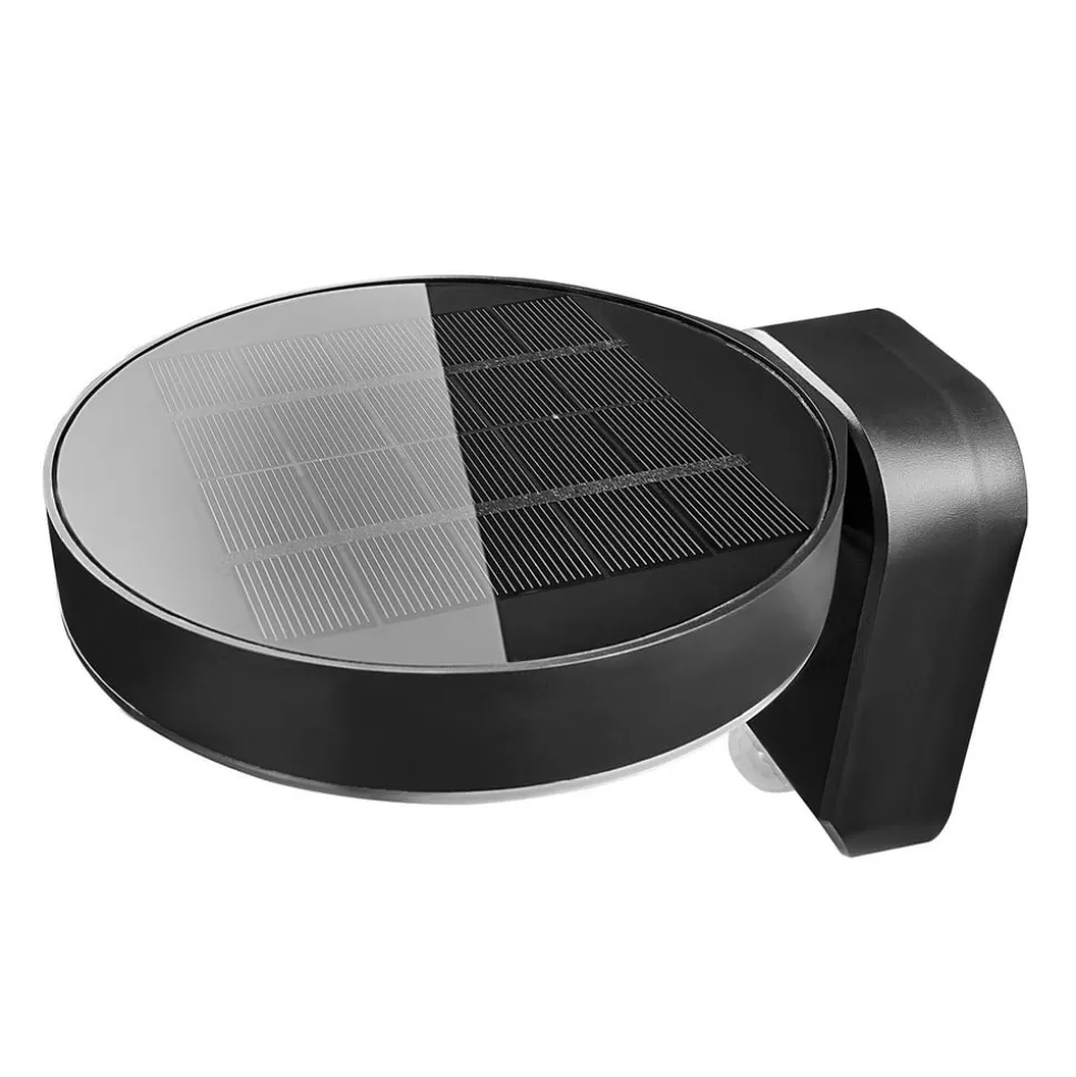 LED solar-wandlamp Rica Round, rond