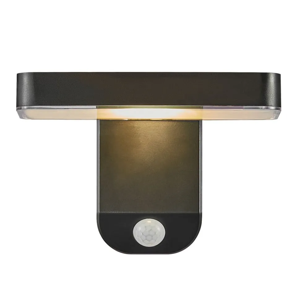 LED solar-wandlamp Rica Square, hoekig