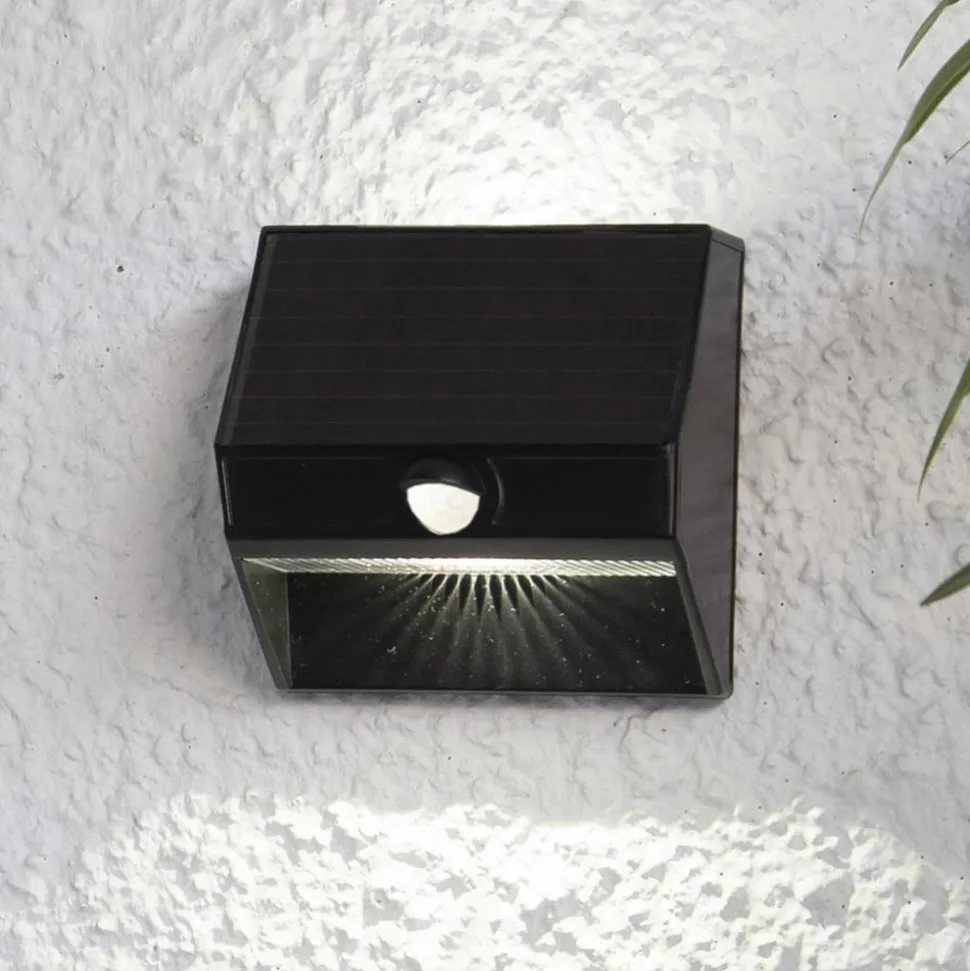 LED solar-wandlamp Wally met up- en downlight