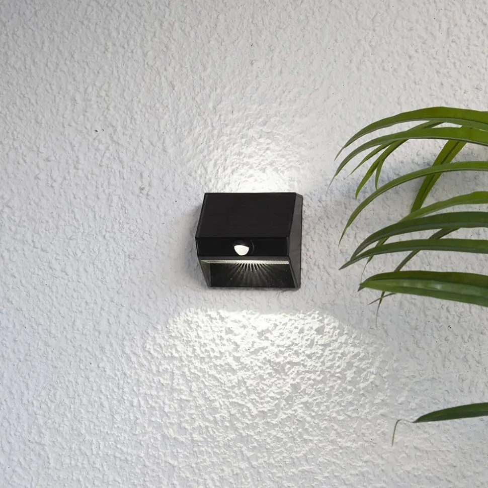 LED solar-wandlamp Wally met up- en downlight