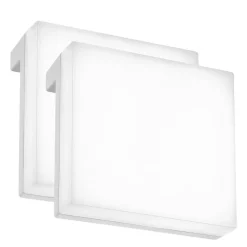 LED spiegellamp Aniani, wit, 4.000 K, set van 2