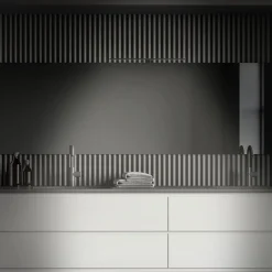 LED spiegellamp Dun Brilo, IP44, breedte 60 cm