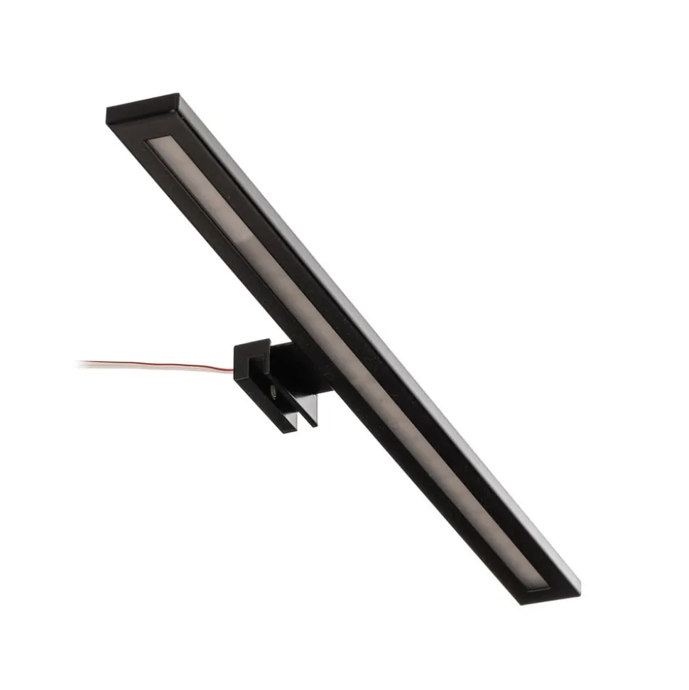 LED spiegellamp Espelho 40 cm zwart 3.000 K