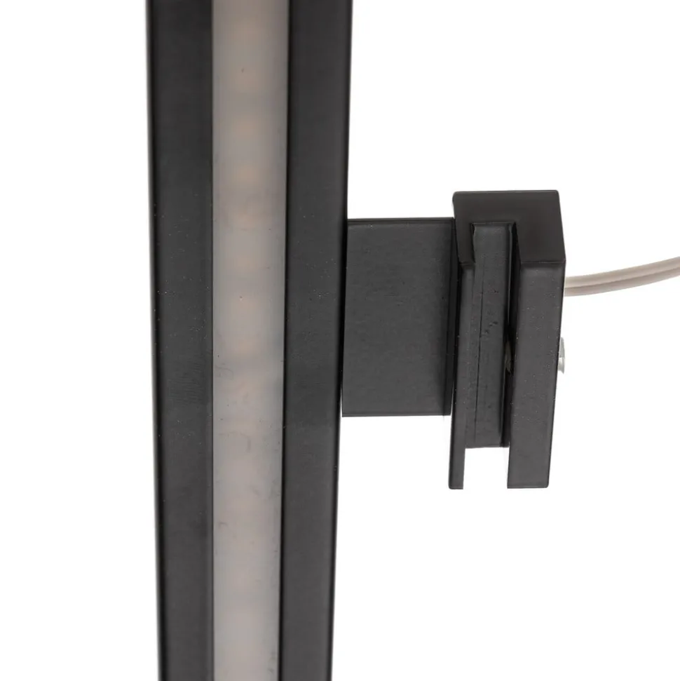 LED spiegellamp Espelho 40 cm zwart 3.000 K