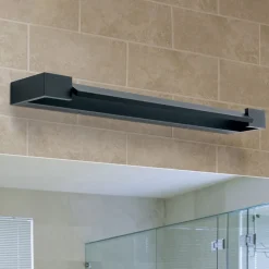 LED spiegellamp Marilyn in zwart, breedte 60cm