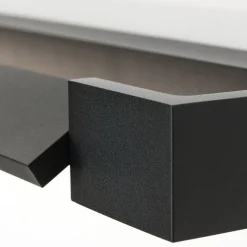 LED spiegellamp Marilyn in zwart, breedte 60cm