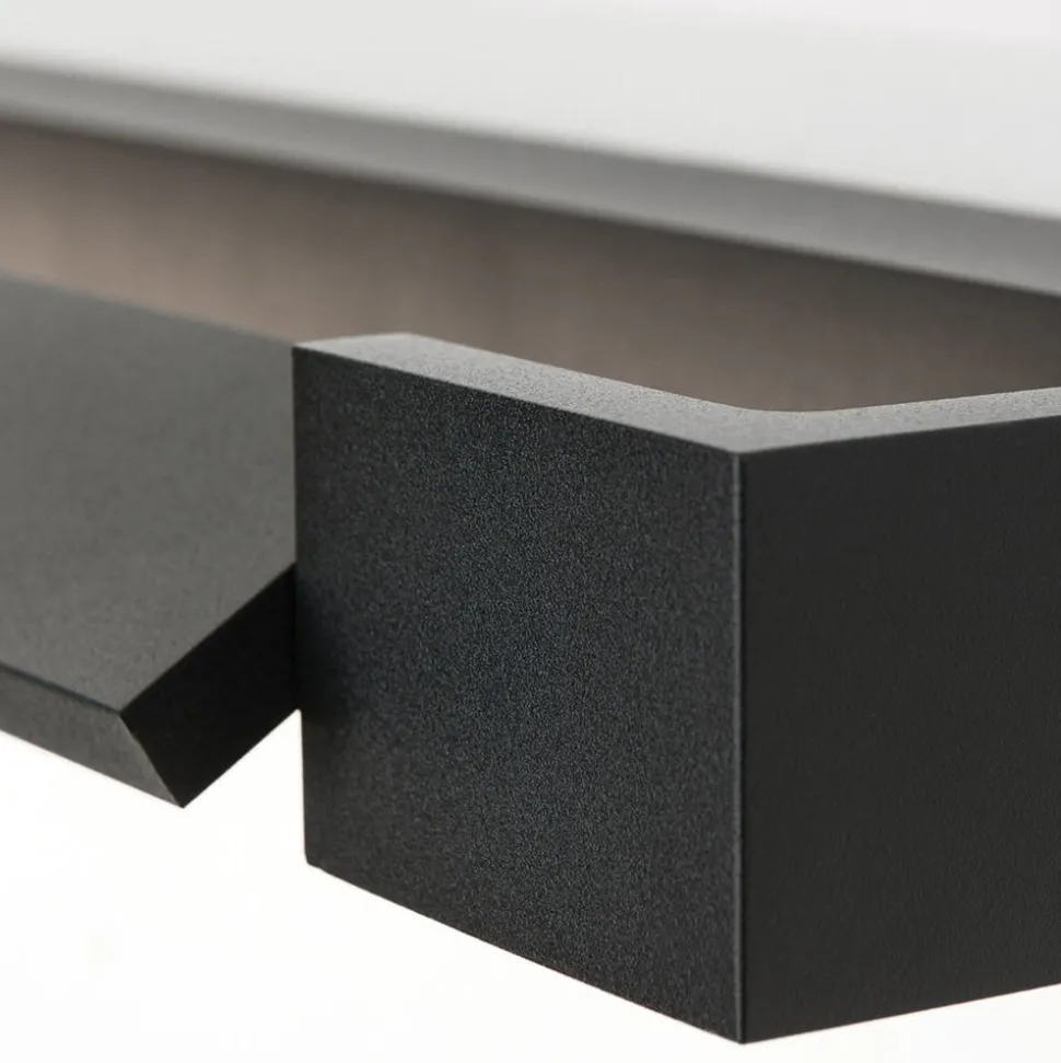 LED spiegellamp Marilyn in zwart, breedte 60cm