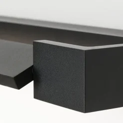 LED spiegellamp Marilyn in zwart, breedte 90cm