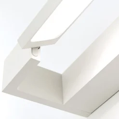 LED spiegellamp Marilyn, wit, gezwenkt 90 cm