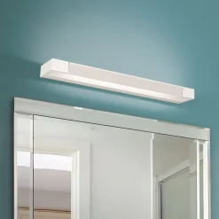 LED spiegellamp Marilyn, wit, gezwenkt 60 cm