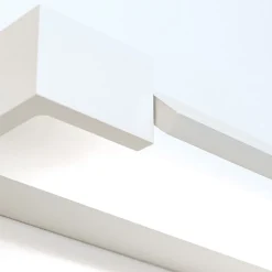 LED spiegellamp Marilyn, wit, gezwenkt 60 cm