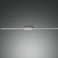 LED spiegellamp Nala, verchroomd, breedte 110 cm, metaal