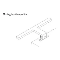 LED spiegellamp Nemo, 30 cm