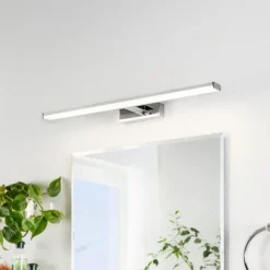 LED spiegellamp Pandella 1, chroom 4.000 K, 60cm