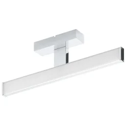 LED spiegellamp Pandella 1, chroom 4.000 K, 40cm