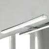 LED spiegellamp Pandora, chroom, breedte 45,8 cm