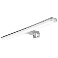 LED spiegellamp Pandora, chroom, breedte 45,8 cm