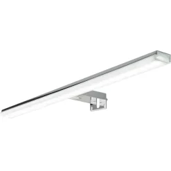 LED spiegellamp Pandora, chroom, breedte 60,8 cm