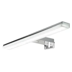 LED spiegellamp Pandora, chroom, breedte 30,8 cm