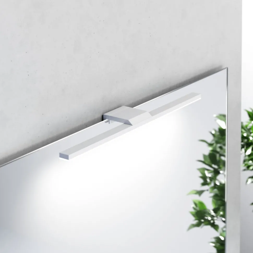 LED spiegellamp Triga, IP44, wit, 40cm, 3.000K