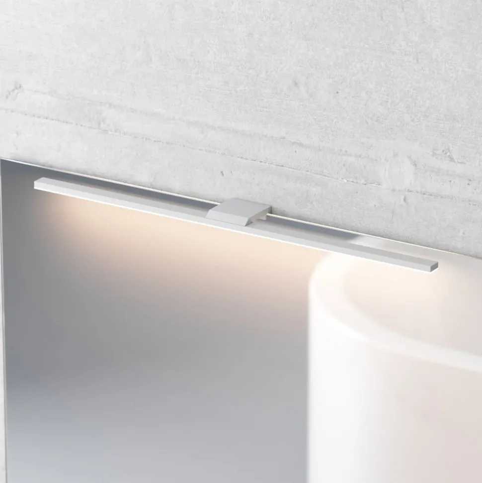 LED spiegellamp Triga, IP44, wit, 60cm, 4.000K