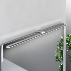 LED spiegellamp Triga IP44, chroom, 80cm, 3.000K